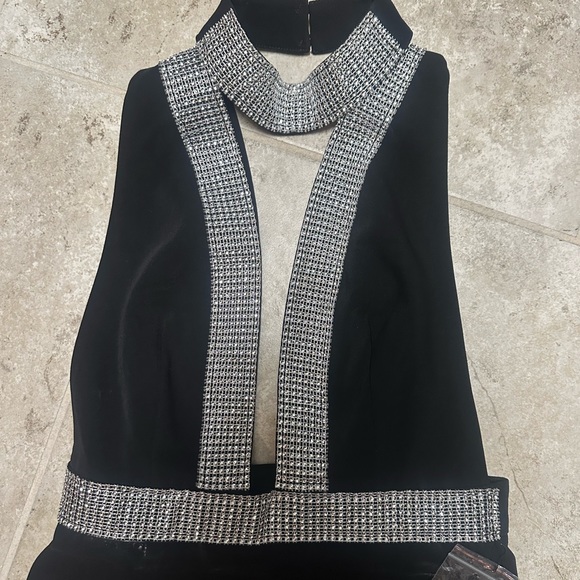 Party dress with detachable collar - Picture 4 of 11